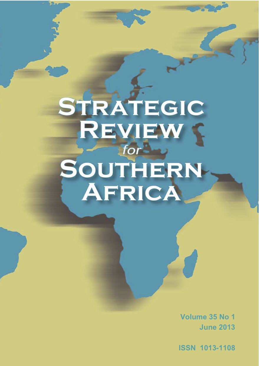 					View Vol. 35 No. 1 (2013): Strategic Review for Southern Africa
				